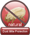 Natural dust mite protection